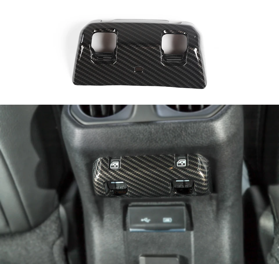 SHINEKA интерьерные молдинги для jeep wrangler jl аксессуары переключатель заднего стекла украшение для jeep wrangler jl