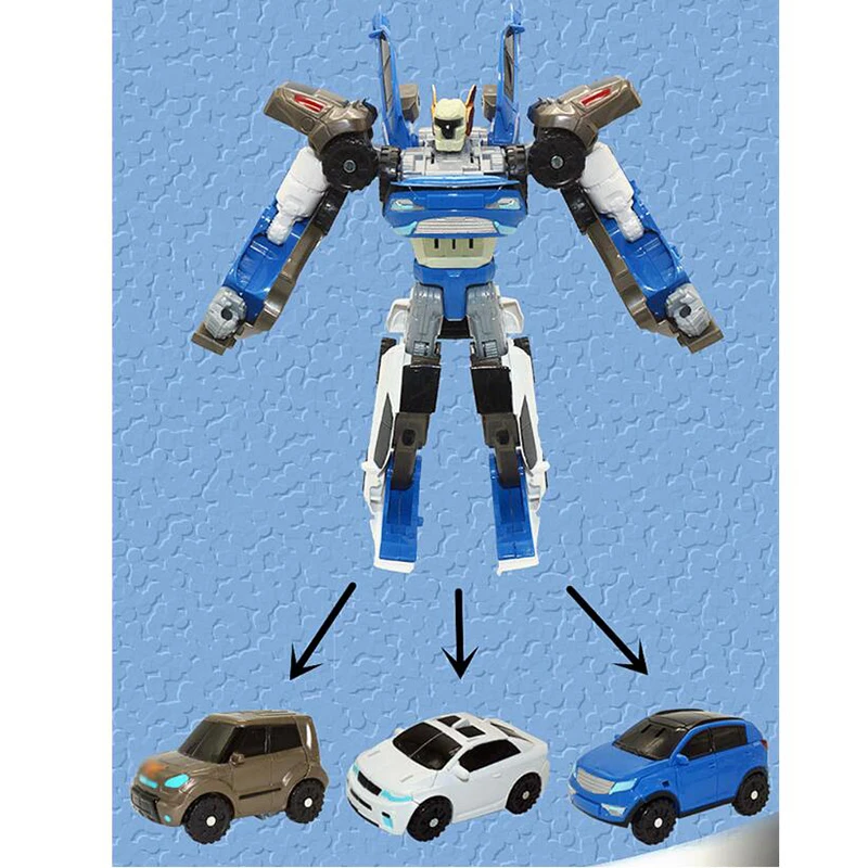 Three in One DIY трансформер робот-машинка экшн-фигурка Tobots робот-автомобиль