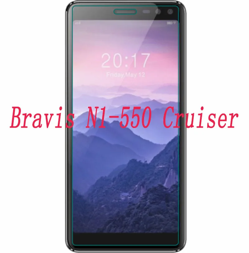 Smartphone 9H Tempered Glass for Bravis N1-550 Cruiser 5.5&quot Explosion-proof Protective Film Screen Protector cover phone | Мобильные