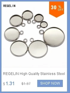 REGELIN 10 шт./лот 18x25 мм Овальный Кулон Пустые Настройки основы для кабошонов ободок лотки подходят Кабошон Камея DIY Ожерелье Изготовление ювелирных изделий