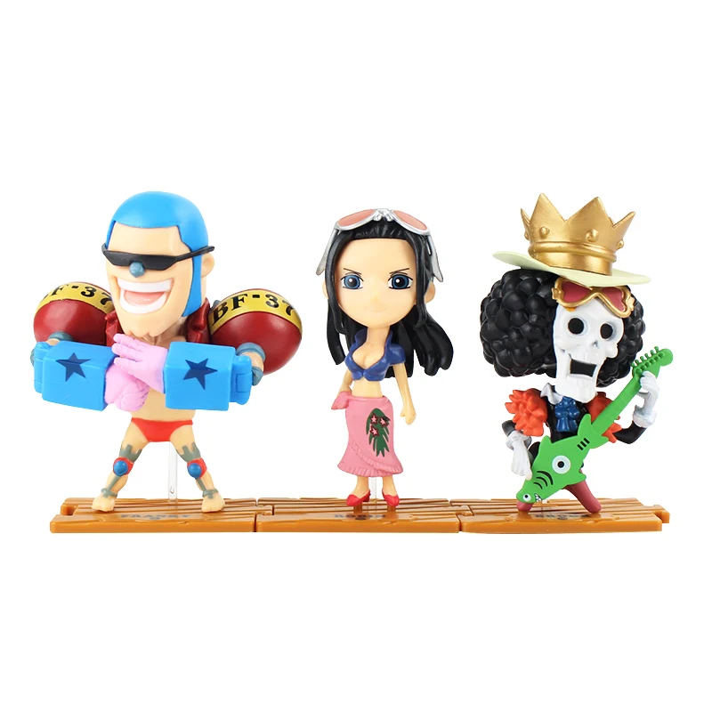 Экшн фигурки Hancock Luffy Sanji Zoro Nami Robin Brook Chopper Franky Usopp аниме игрушки модели 10