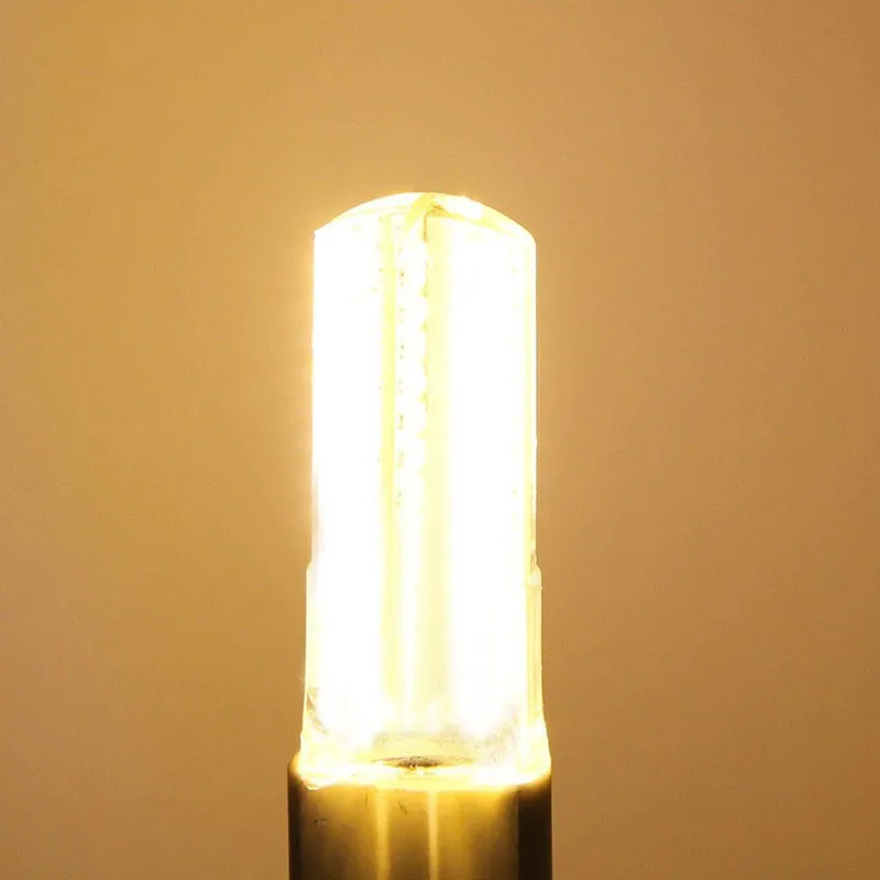 Светодиодный силиконовый шарик E12 8 Вт 152 SMD 3014 затемнения чистый теплый белый свет