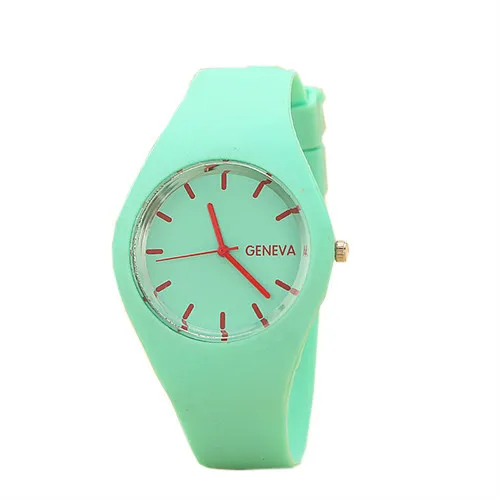 

2019 luxury brand women's watches Sports Candy-colored Jelly quartz-watch Silicone Strap ladies watches Relogio masculino clock