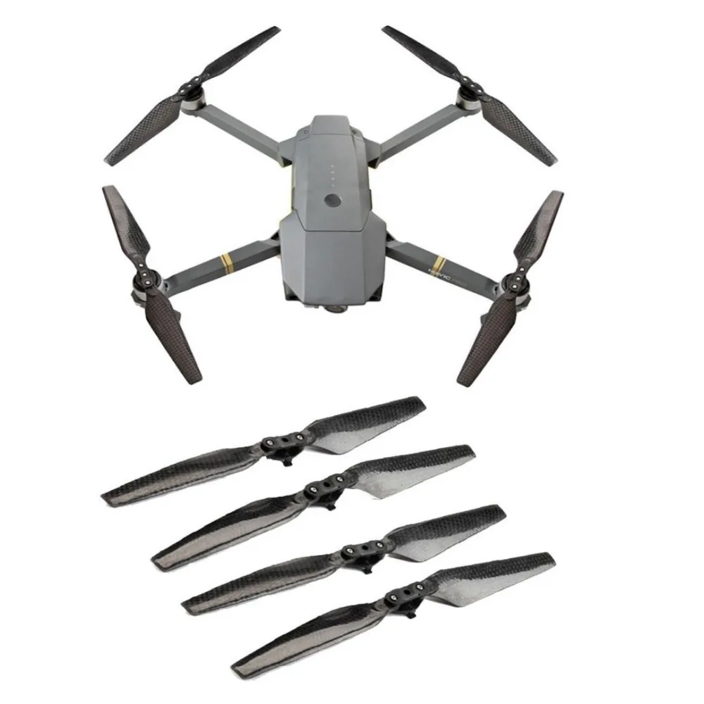 4 шт. для пропеллеров DJI Mavic Pro 8330F Пропеллер из углеродного волокна быстросъемный