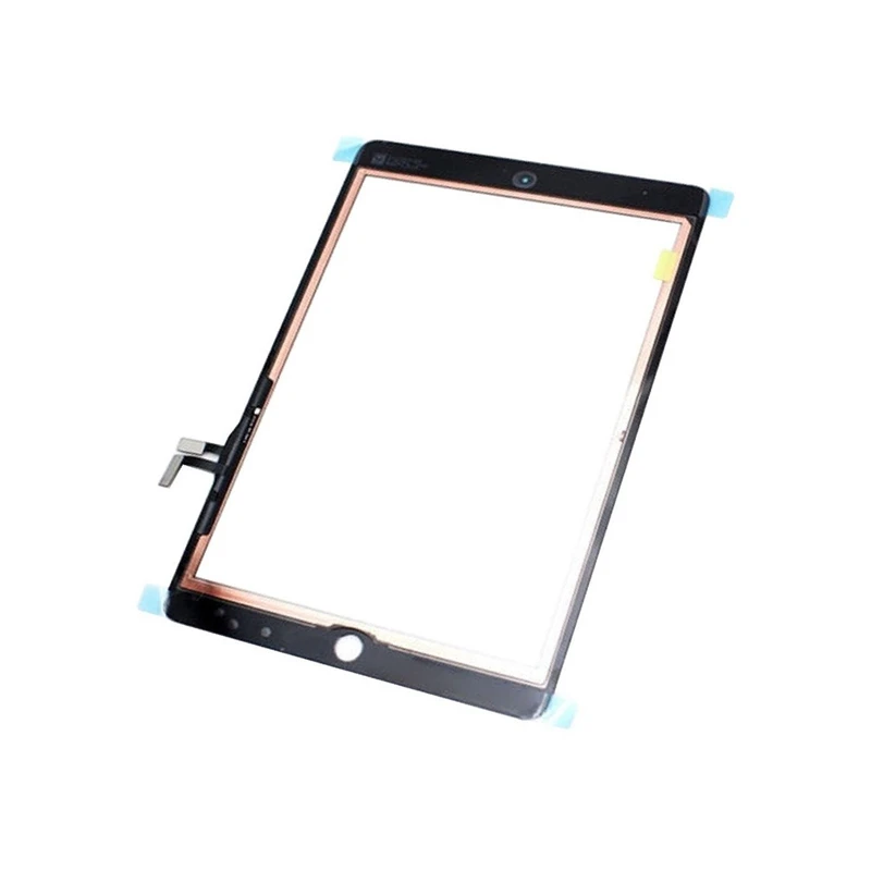 Для Ipad 5 Gen A1822 A1823 нажмите экран дигитайзер стекло кнопка домой черный + инструмент