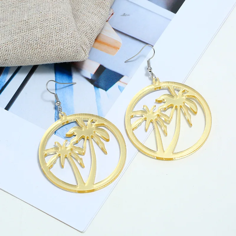 

Vintage Leaf Style Earrings For Women Big Boho Drop Earrings Vintage Bohemia Statement Hanging Dangle Earrings Fashion Jewelry