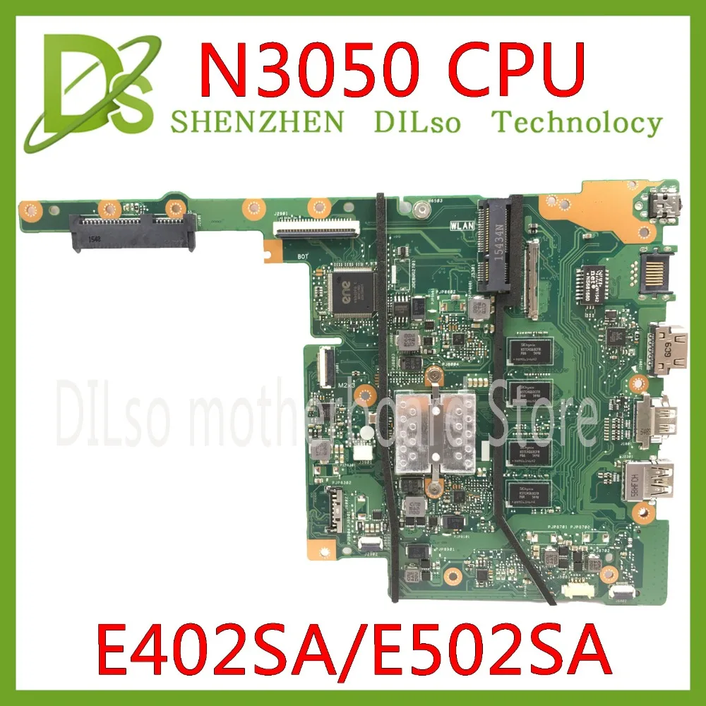 

KEFU E402SA материнская плата для ASUS E402SA E502SA материнская плата для ноутбука N3050 CPU 4G RAM Оригинальная Интегрированная тестовая материнская плата