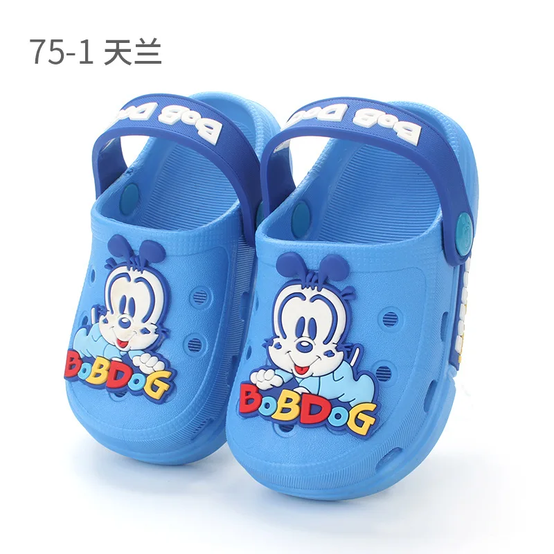 Новинка лета 2019 детские туфли с дырками Симпатичные Нескользящие домашние