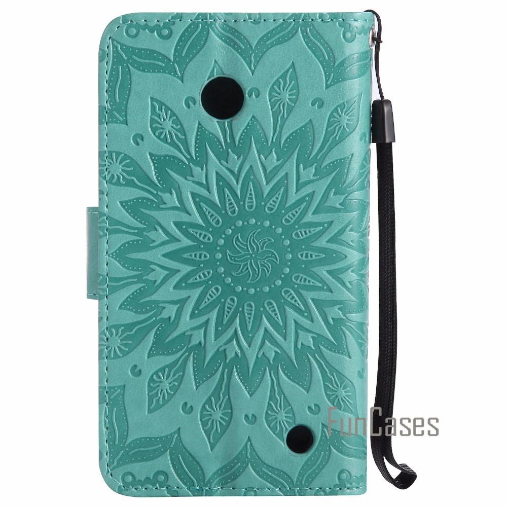 Роскошный цветок рельефный чехол СПС fundas microsoft Lumia 630 635 coque Samsung Nokia 4 5 + с отделением