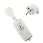 Штепсельная Вилка для защиты от утечки, многофункциональная Автоматическая розетка европейского стандарта, 16 А, 220-240 В