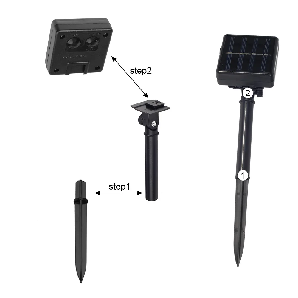 Гирлянда с медной проволокой на солнечной батарее 10 м 100 светодиодов|light outdoor|light