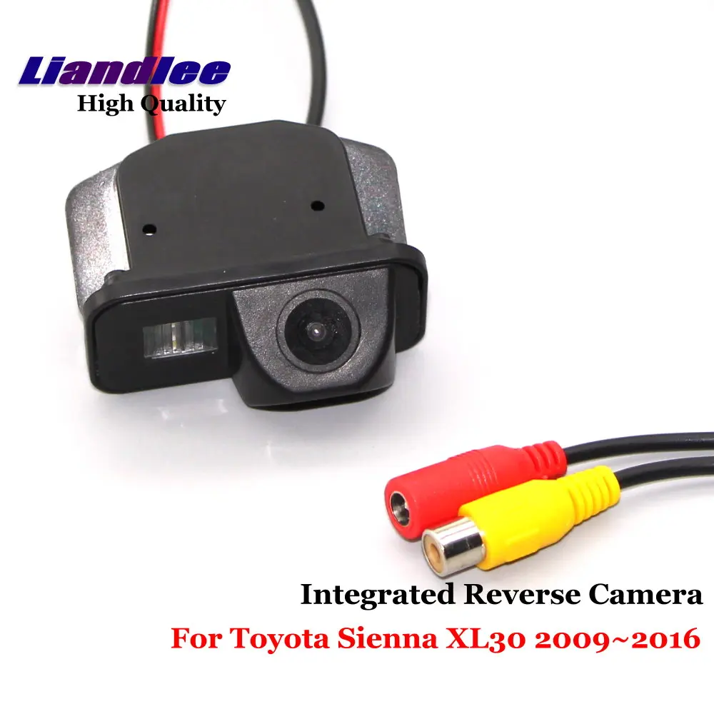 Liandlee Автомобильная камера заднего вида для Toyota Sienna XL30 2009-2016 заднего вида парковочная резервная камера интегрированная SONY HD CCD