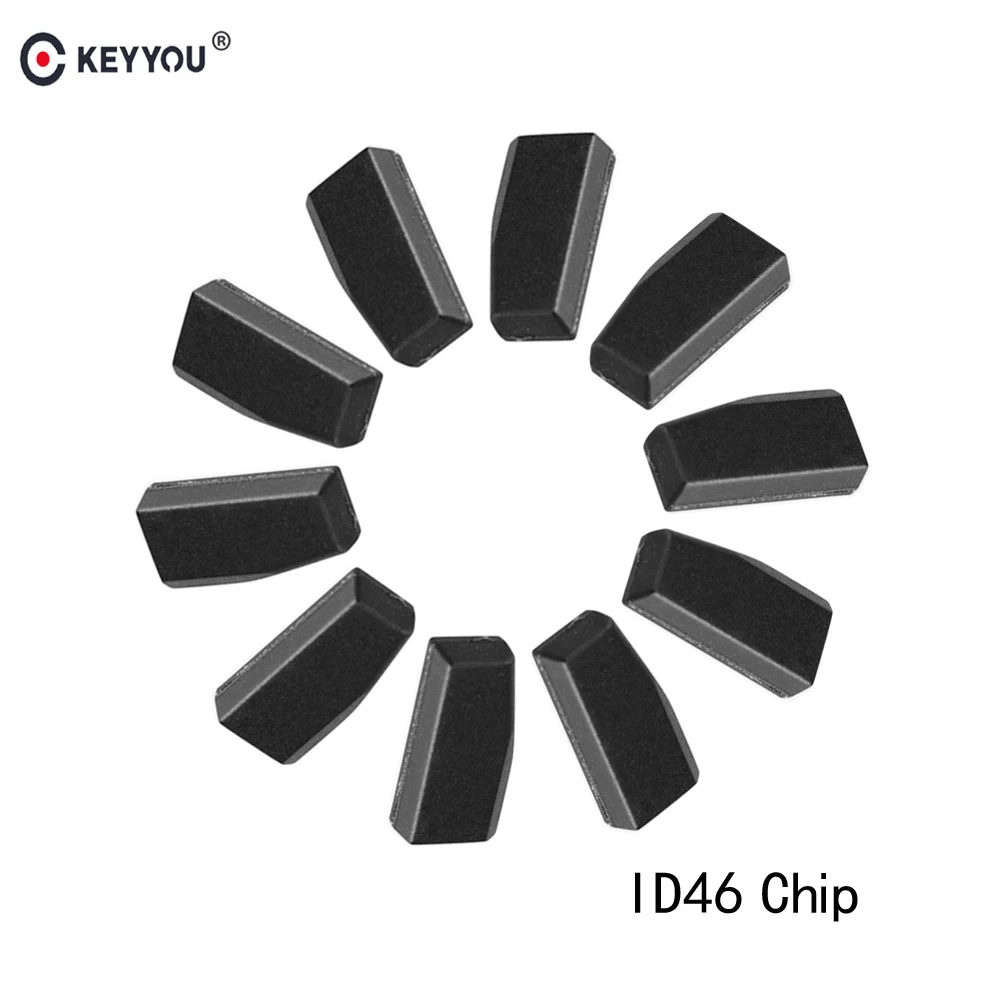

KEYYOU 10X New Transponder ID46 Chip PCF7936 40Bits For Honda Hyundai Kia Mitsubishi Nissan Citroen Peugeot Car Key Carbon