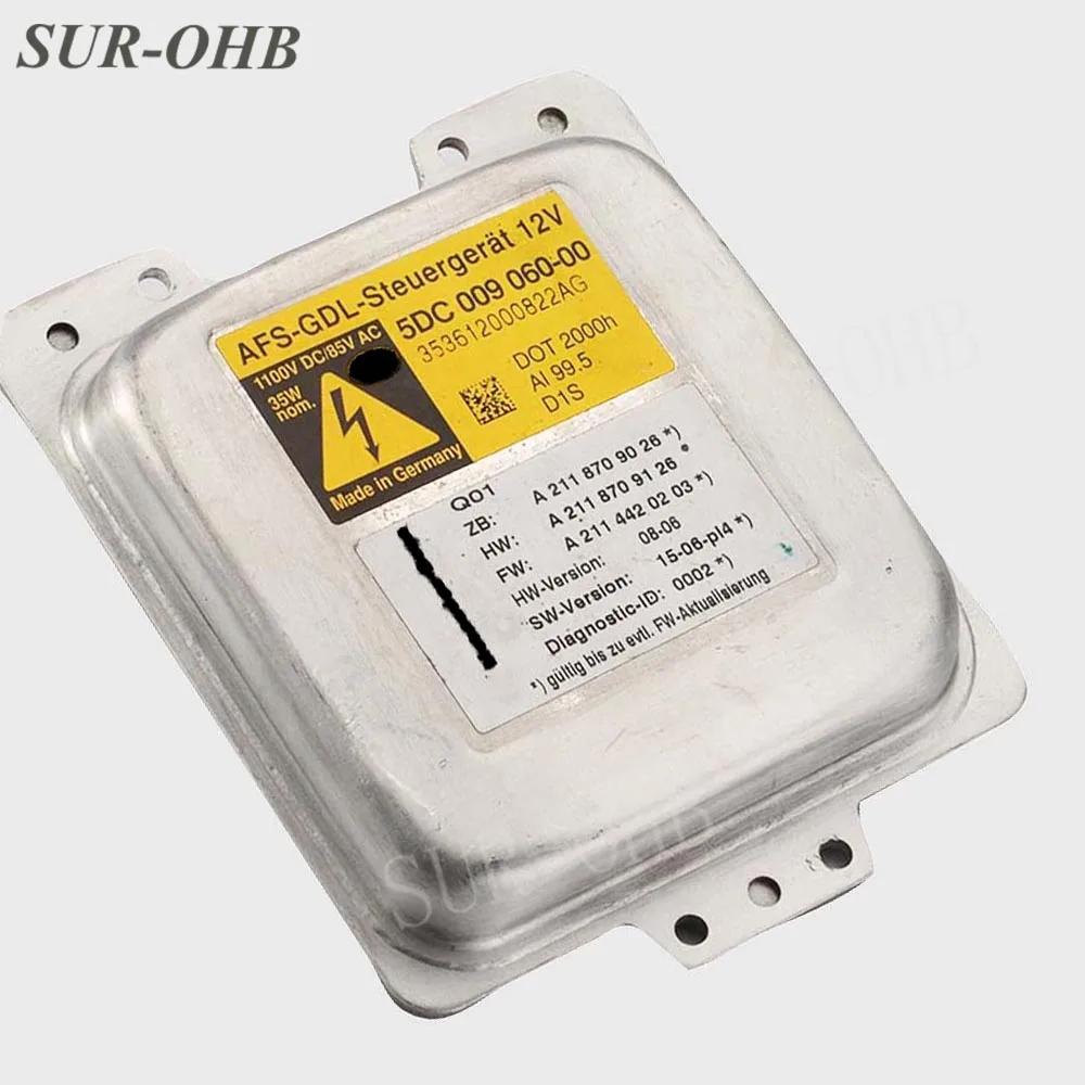 SUR-OHB A2118709026 источник света OEM 5dc00906000 d1s AFS GDL steuergerat HID ксеноновый балласт GL-Стекло автомобиля 5DC009 060-00