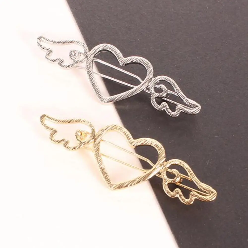 1 шт. женские металлические заколки для волос Угловые Крылья аксессуары девочек