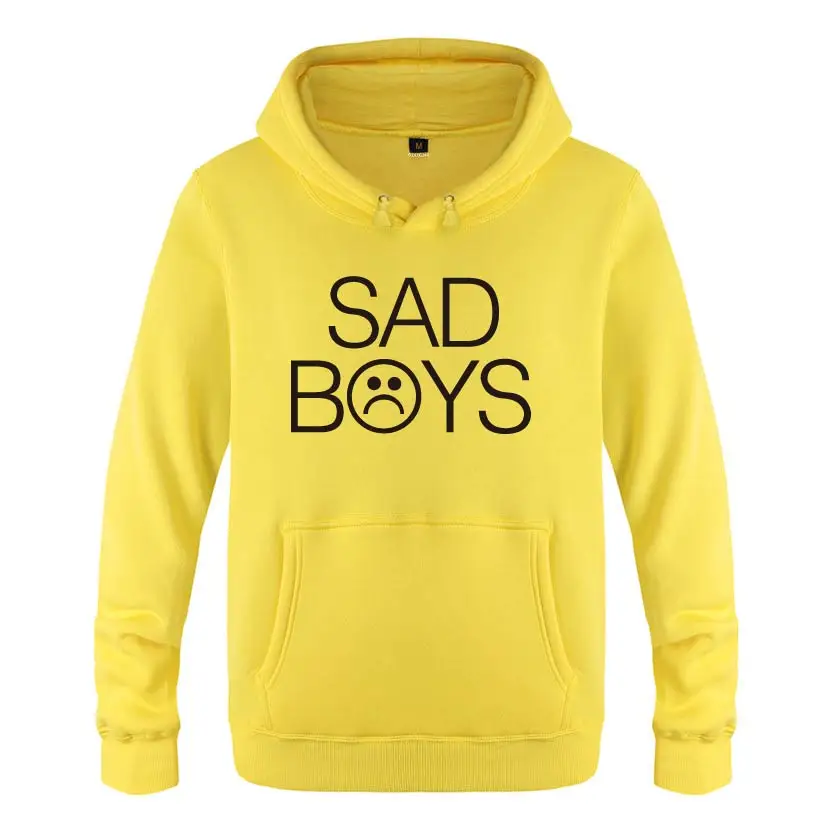 Sad Boys YUNG рок толстовки для любителей музыки Для мужчин 2018 с капюшоном флисовый