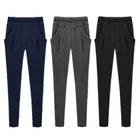 Женские зимние бархатные теплые брюки, большие размеры 5xl 6xl, женские свободные шаровары с эластичным поясом, женские штаны для отдыха