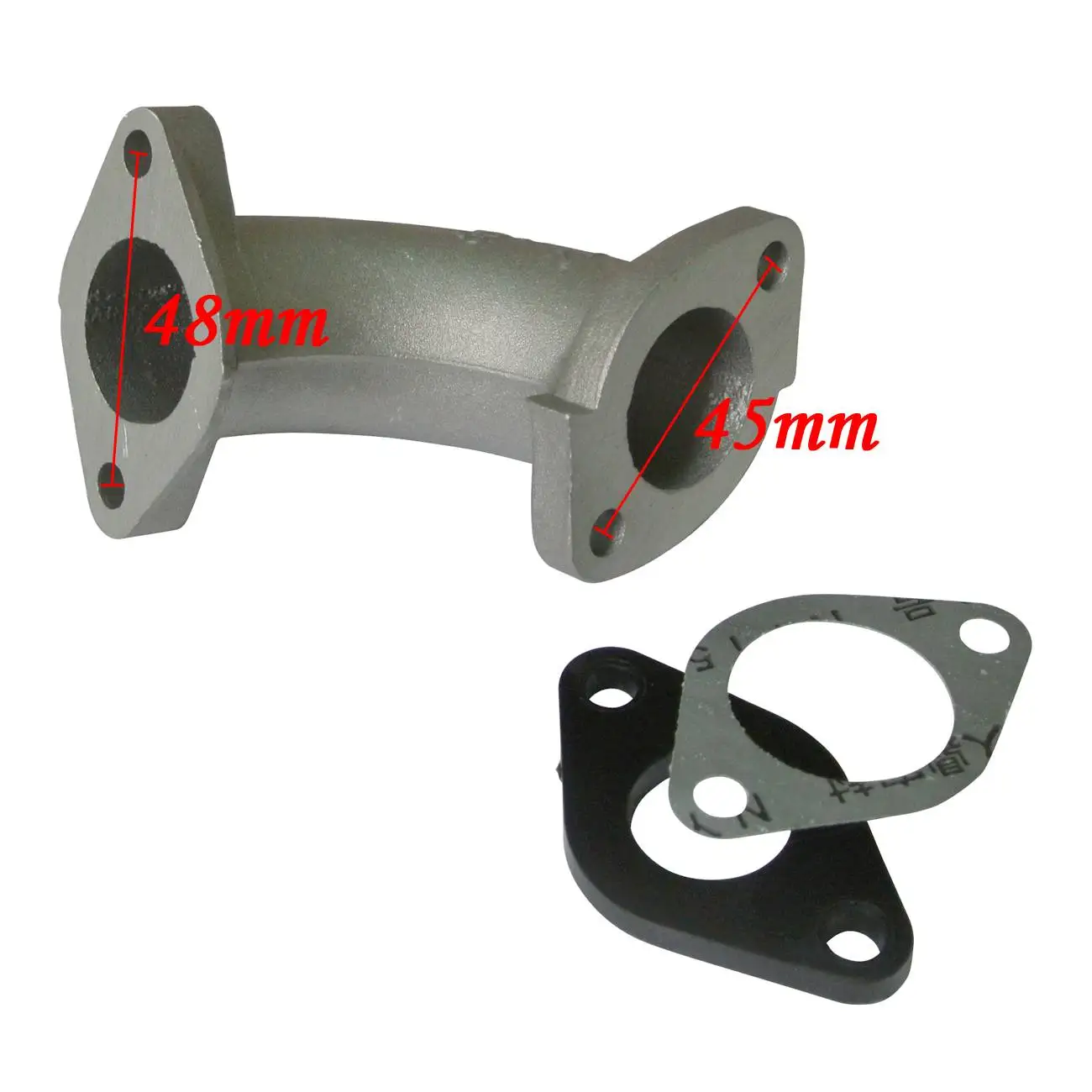 Труба впускного коллектора 26 мм с прокладками для 110 125 140cc Dirt Pit Bike Go Kart Quad|intake manifold