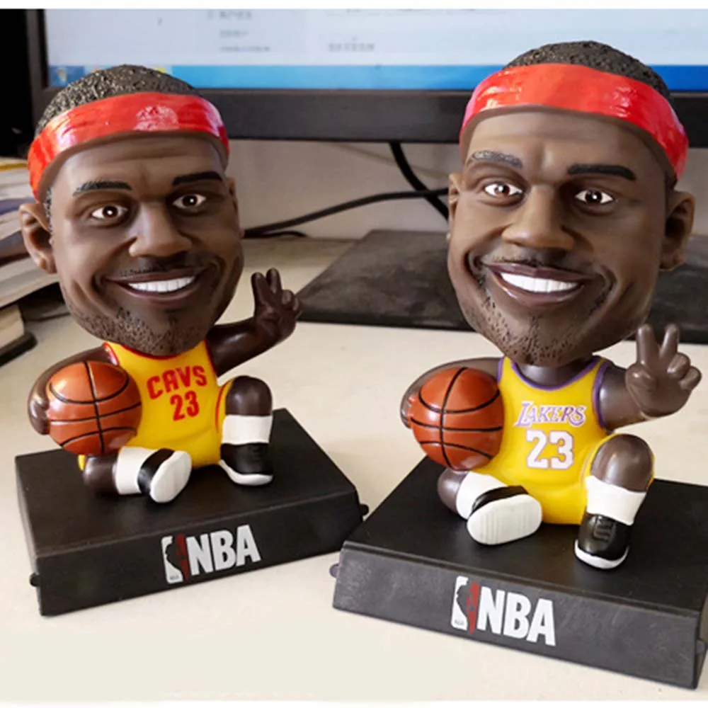 NBA баскетбольная звезда украшение автомобиля украшения трясущиеся Головы Куклы