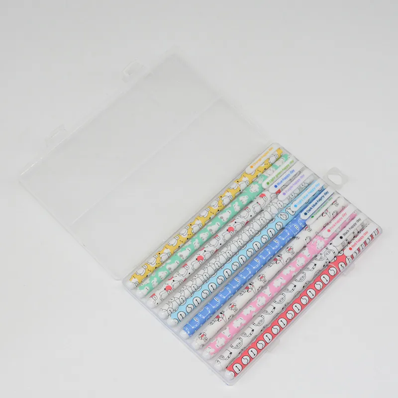 10 шт./партия шариковая ручка звездное небо kalem красочные caneta Kawai stylo ручки canetas материал escolar boligrafos papelaria - Цвет: E