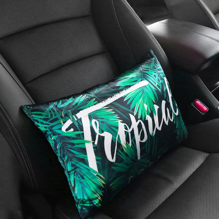 Подушка поясничная автомобильная для массажа спины Удобная Массажная подставка