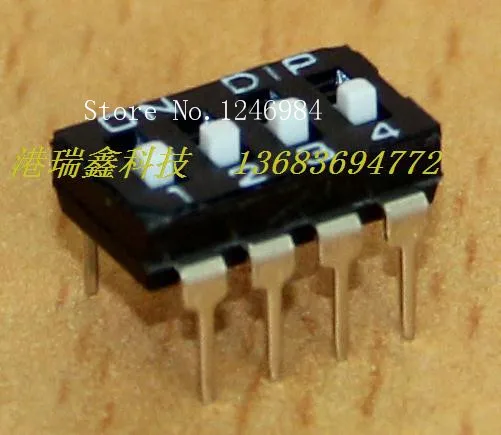 Комбинированный выключатель [SA]Taiwan Huanda DIP NDI-04 switch-100 шт./лот | Обустройство дома
