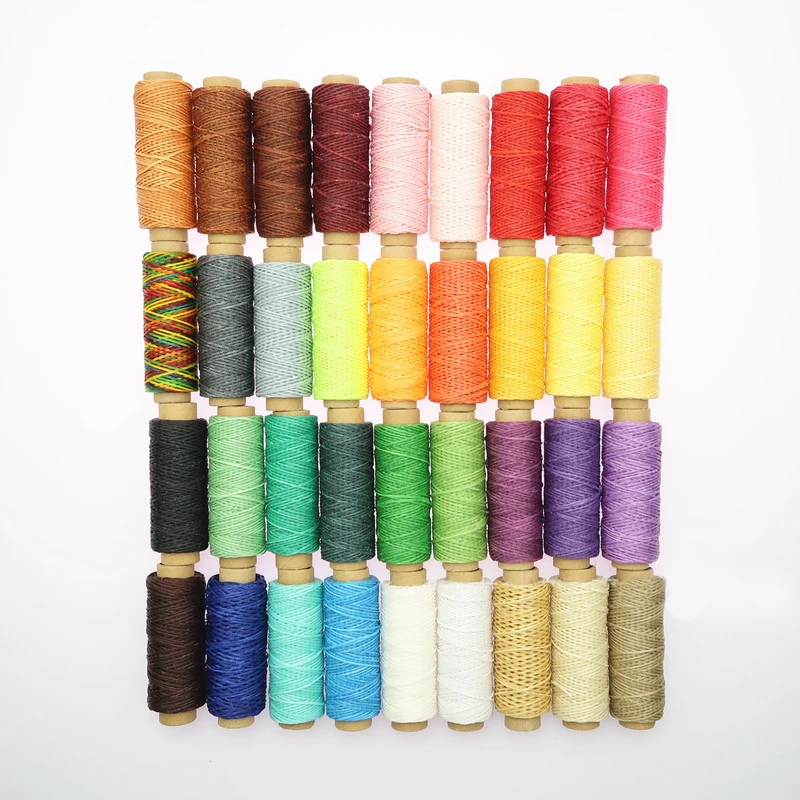 50 м/рулон 150D веревочной линии DIY ручной работы нитки для шитья кожи Воск