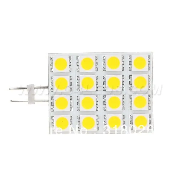 Квадратная Светодиодная лампа G4 DC/AC10 30V 16 светодиодов 5050SMD 320 352LM Коммерческая