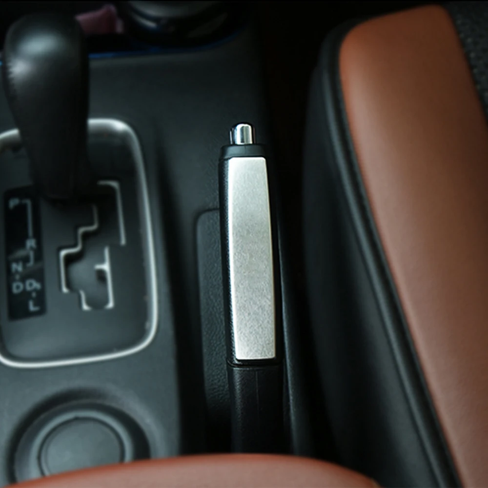 Автомобильные наклейки из нержавеющей стали с ручным тормозом и блестками