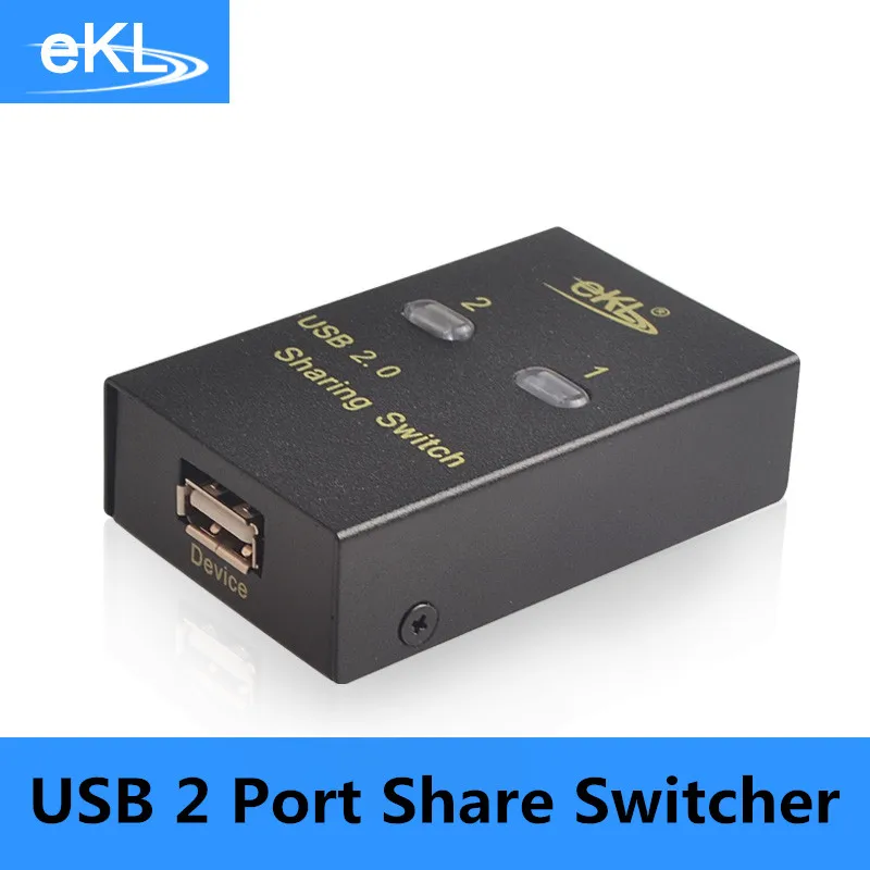 2 порта 4 USB 0 совместное использование переключатель адаптер Коробка для ПК