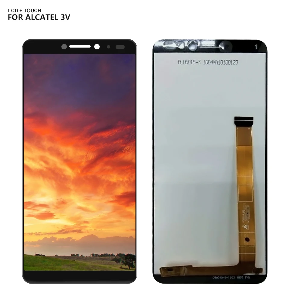 For Alcatel 3V OT5099 5099Y 5099U 5099D 5099 LCD Display Touch Screen Digitizer Assembly + Tool | Mobile Phone Screens