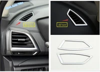 lapetus car styling air conditioning ac outlet vent frame cover trim abs fit for subaru forester 2019 2022 matte color