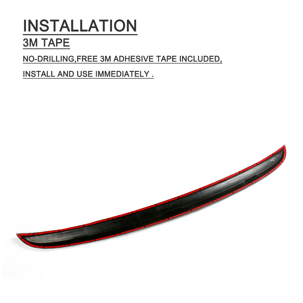 Задний багажник автомобильный спойлер Стикеры для BMW 5 серия E60 седан 4 двери 2005 2008