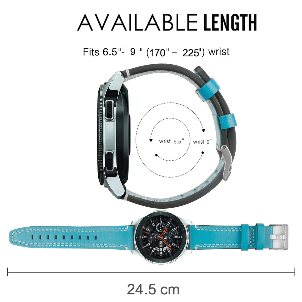 Кожаный ремешок для часов Ремешок для samsung Galaxy Watch 46 мм SM-R800 версия замена Браслет ремешок