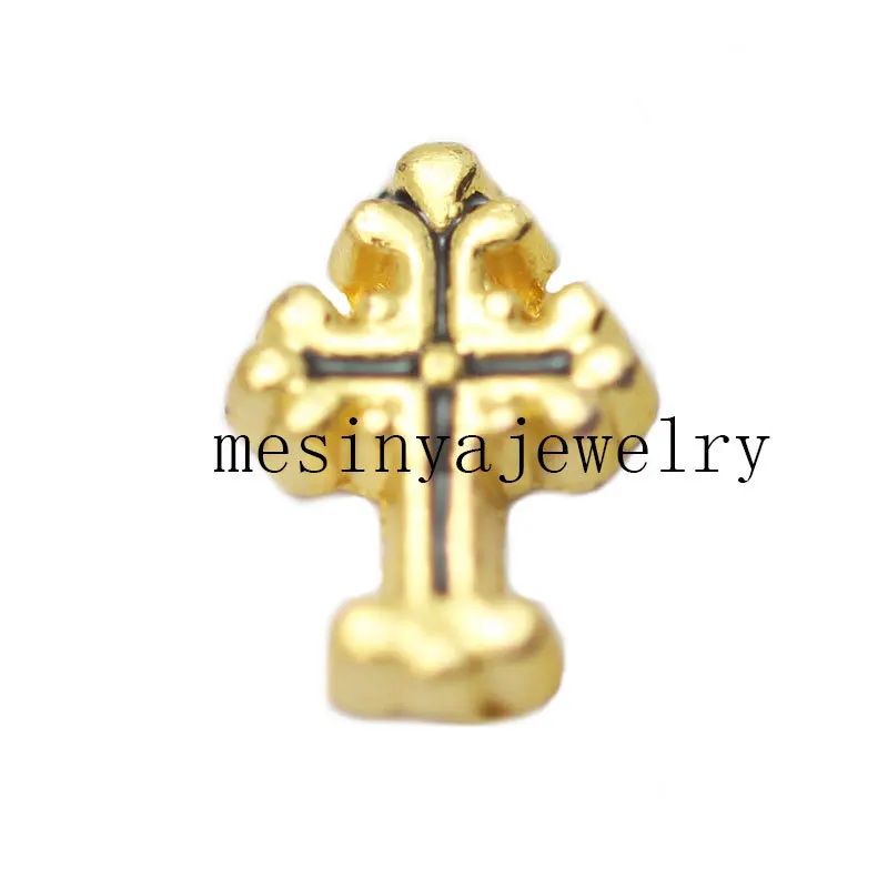 10 шт. плавающие шармы для стеклянных медальонов с золотым смехом мин. 15 долл. США