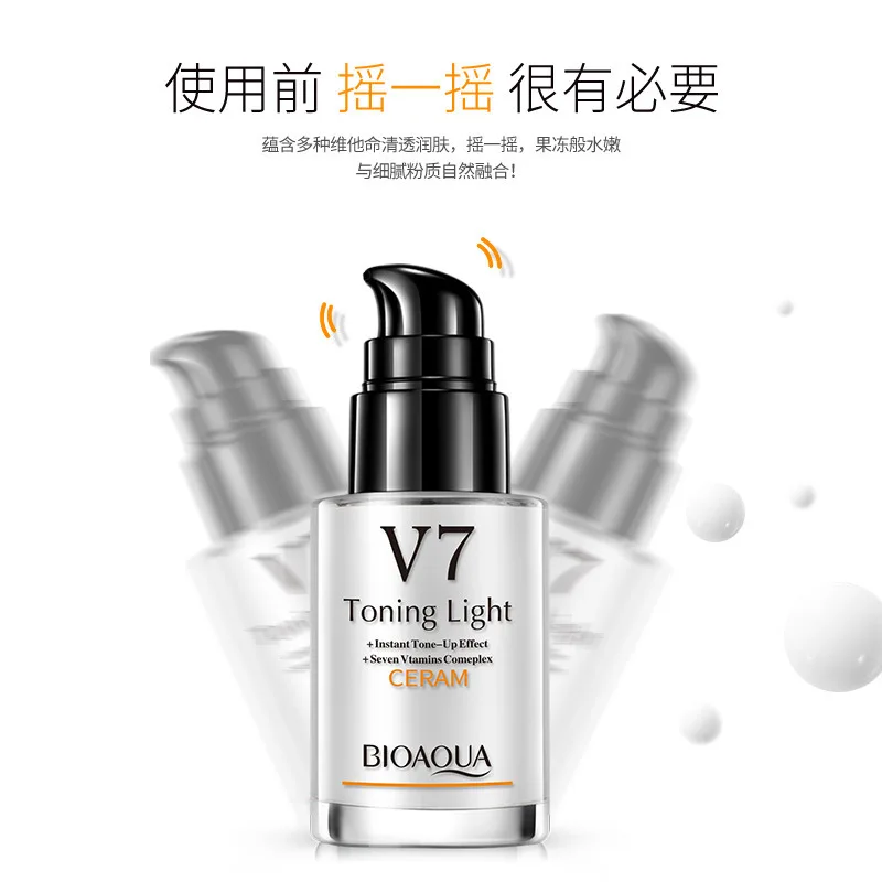 Праймер для макияжа Bioaqua стойкая основа подушка морщин поры консилер лица