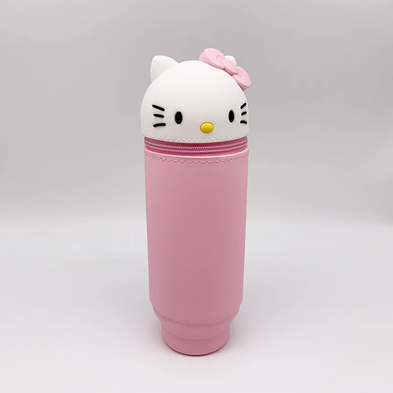 as Picture show Pencil Case School Supplies Estuche Escolar Pennen Etui Large Astuccio Porta Penne School Trousse Scolaire Style Silicone Bag - Цвет: as Picture show