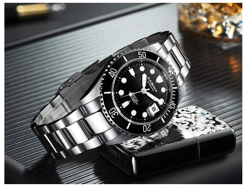 Reloj Hombre Casima мужские спортивные часы для ныряльщиков Роскошные водонепроницаемые военные автоматические механические часы армейские часы Relogio Masculino