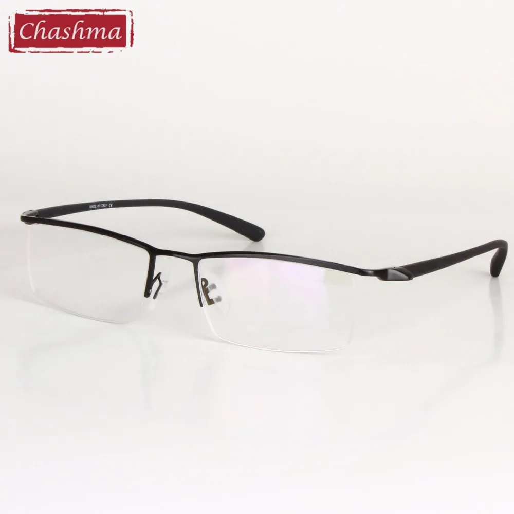 Бренд Chashma, дизайнерские мужские очки, оправа из титанового сплава, мужские очки, оправа для очков, для мужчин, полуоправа, очки