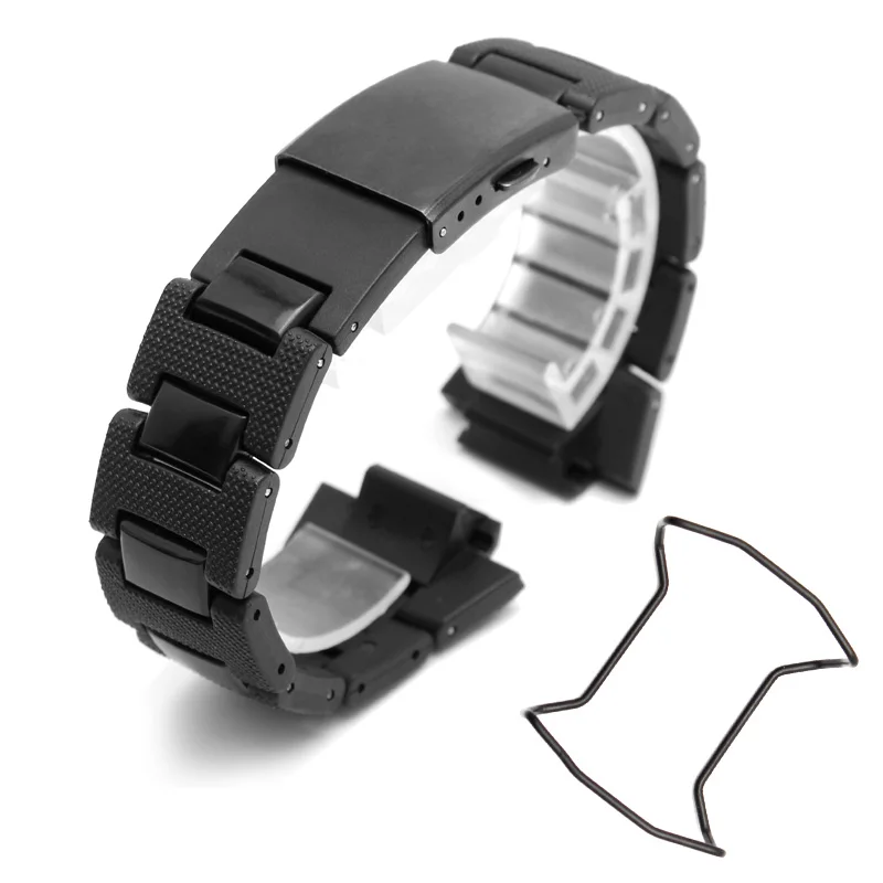 Plastic watchstrap Convex mouth bracelet 26*16mm watchband Steel Case Bumper for casio DW-6900/DW9600/DW5600/GW-M5610 watch band