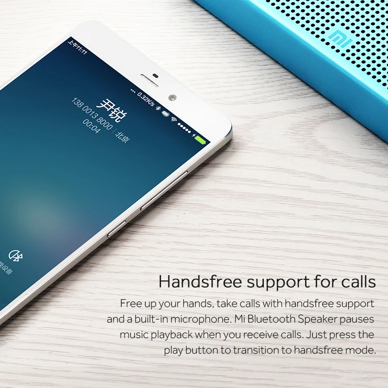 Xiaomi Bluetooth Динамик алюминиевый дом Беспроводной Портативный Поддержка Aux-в Micro SD