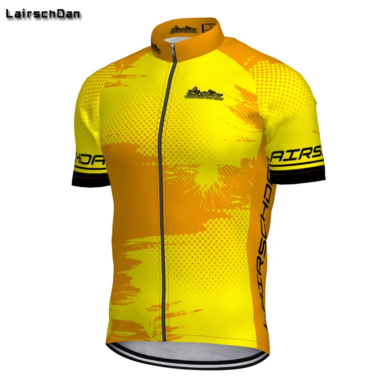 2019 LairschDan мужская летняя велосипедная майка с коротким рукавом MTB рубашка уличная