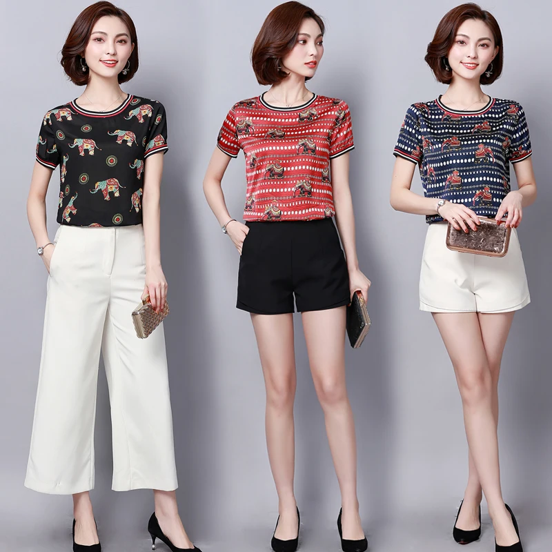 Новинка 2018 летние женские топы рубашка шифоновая тонкая повседневная женская