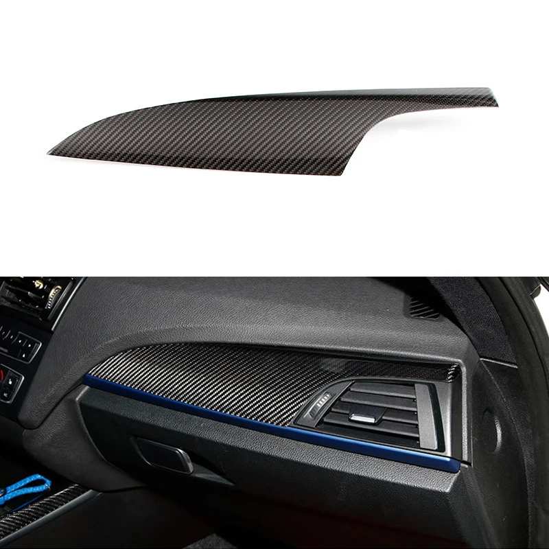 100% углеродное волокно Co pilot Control Dec Cover Trim для BMW 1 Series F20 118i 120i 12 16 & 2 F22 F23 2014 2017|cover for