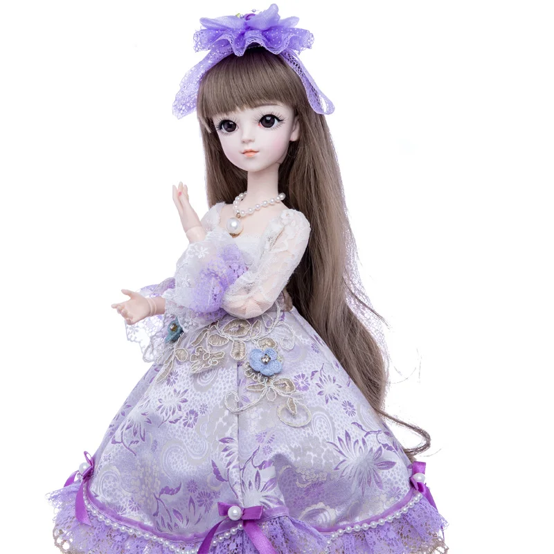 Принцесса Анна 1/3 60 см BJD кукла DIY Мода парик кукла одета принцесса кукла девочка игрушки
