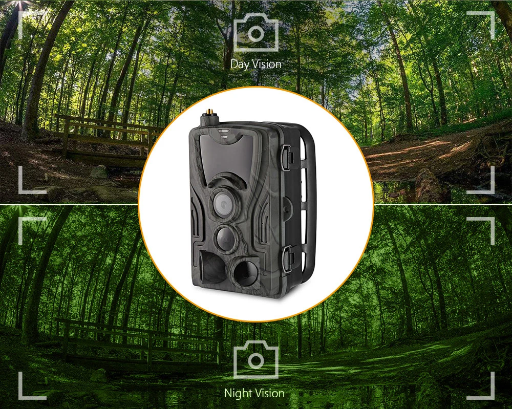 HC-801LTE IP66 водонепроницаемая охотничья камера 4G 64GB 16M 1080P HD датчики PIR инфракрасного ночного видения фотоловушка для охоты