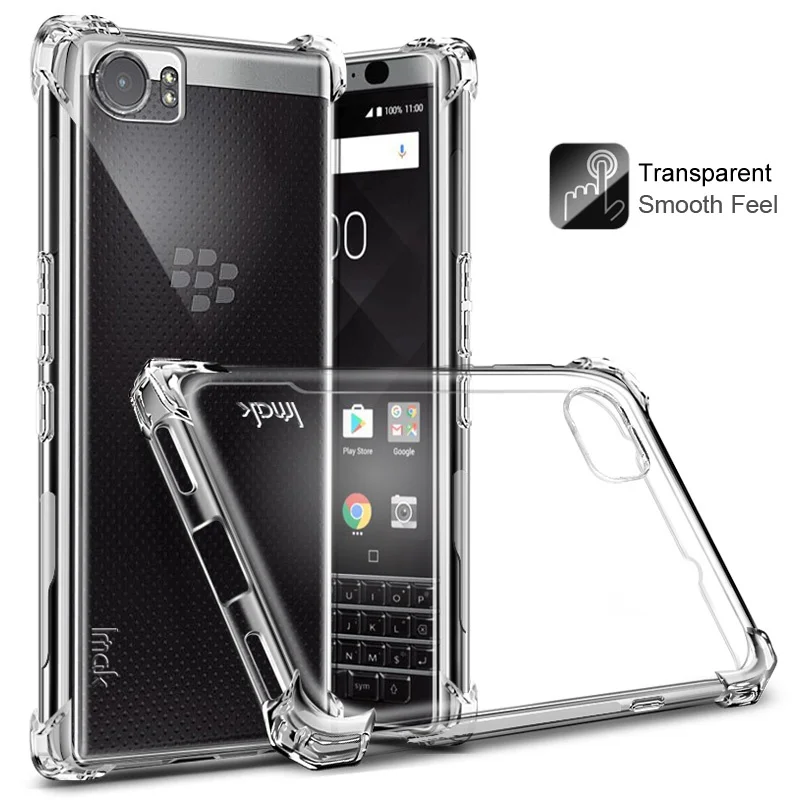 IMAK Для BlackBerry Keyone шелковистой анти-капля ТПУ Mobile Shell + Экран протектор фильм для