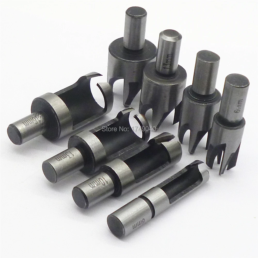 8 шт. сверла для плотницких работ резец с резьбой по дереву прямой и конический