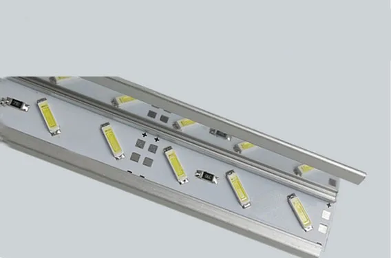 Fanlive 10 шт. Новинка 7020 Smd 72 светодиода s/m Яркий 12 В светодиодный алюминиевый профиль
