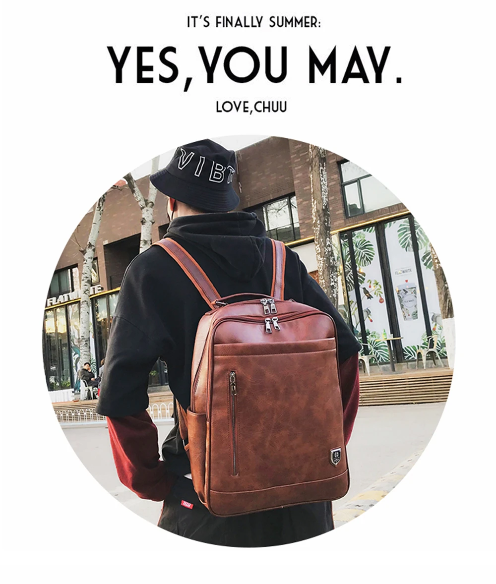 Модные ПУ мужские рюкзаки для ноутбука, сумка для ноутбука Macbook Air Pro retina lenovo Dell hp ASUS, рюкзак для путешествий для девочек